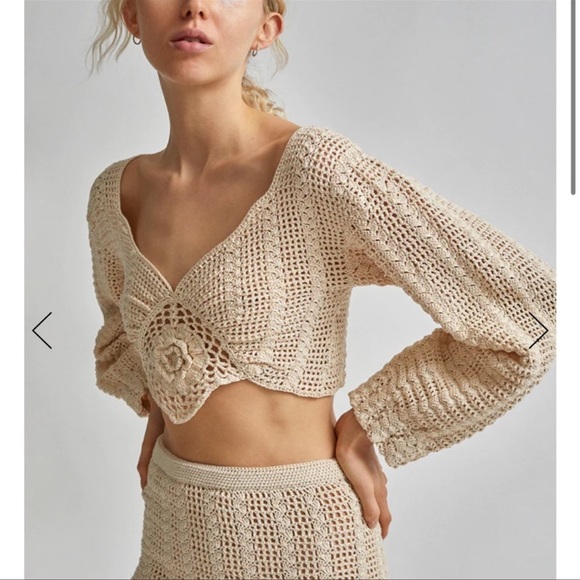 New without tag, Free People Mozh Mozh handmade prima cotton crochet set 🧶 - Picture 6 of 7